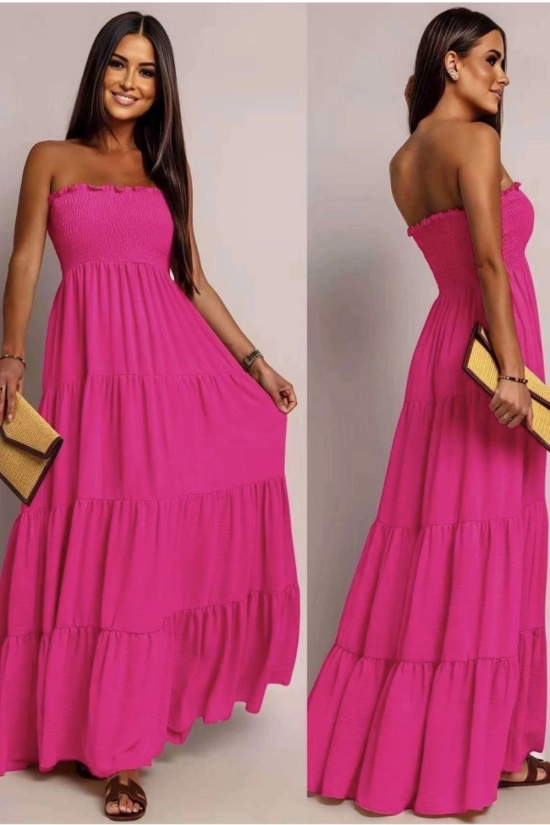 Vestido Amara - Fucsia 2