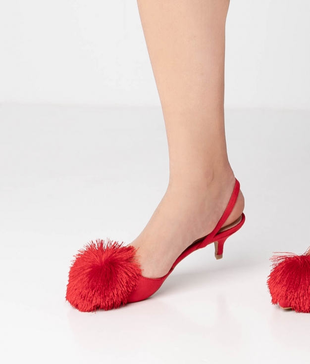 Zapato De Tacón Liria - Rojo