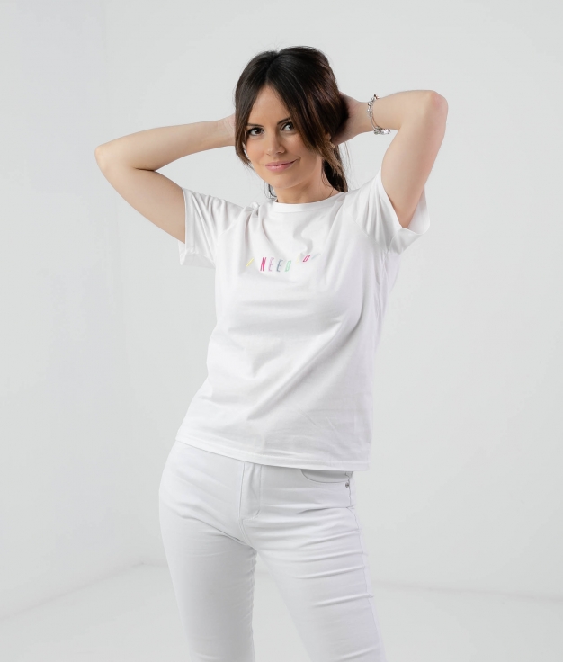 T-shirt Intiu - Blanc