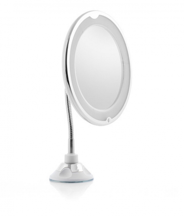 Espejo de Aumento LED con Brazo Flexible y Ventosa Mizoom