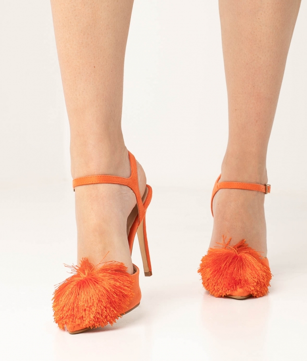 Zapato de Tacón Cerdeña - Naranja