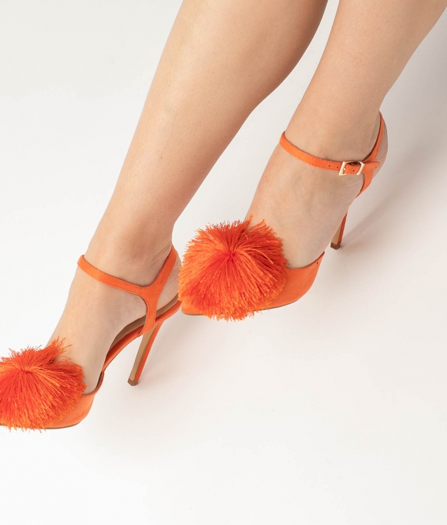 Zapato de Tacón Cerdeña - Naranja
