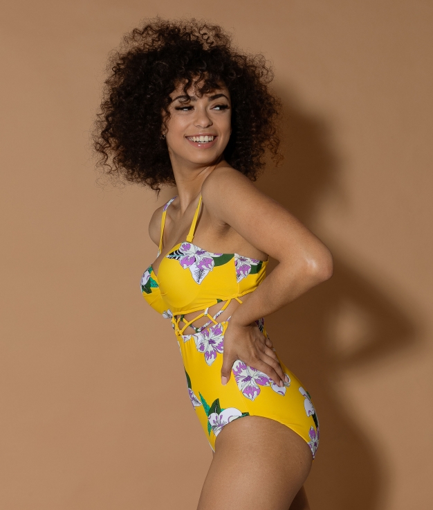 SWIMSUIT TRICALO - YELLOW