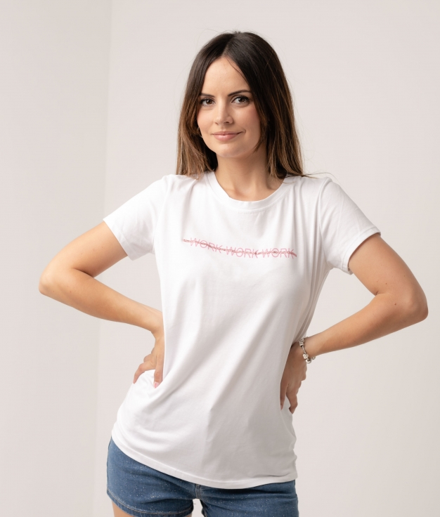 Camiseta Cierge - Work Rosa