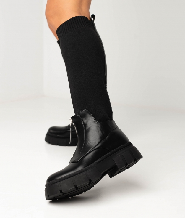 ASTRE KNEE-LENGHT BOOT - BLACK