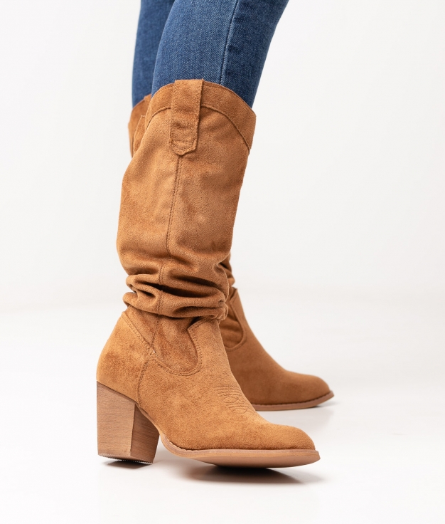 Limpa Knee-Lenght Boot - Camel