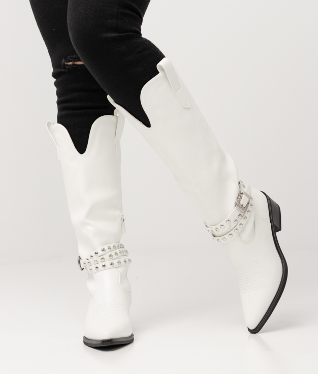 Knee-Length Boot Guilan - White