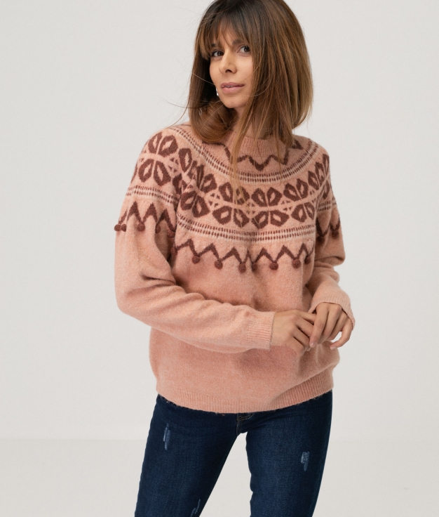 GRECY SWEATER - PINK