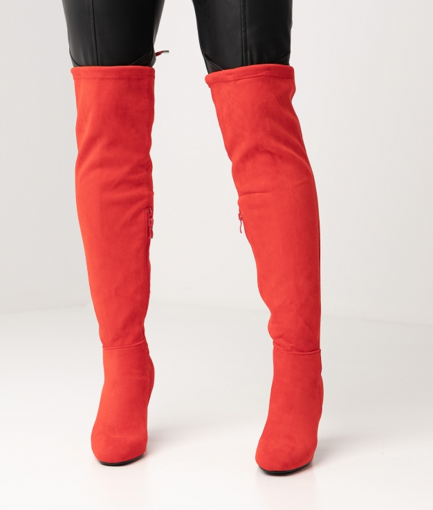 KANTRIA KNEE-LENGHT BOOT - RED