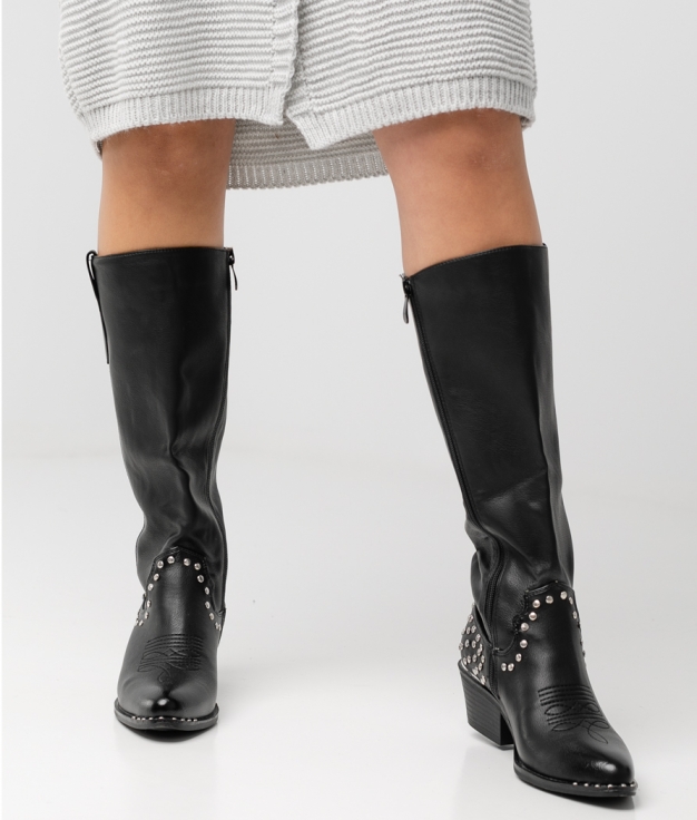 Knee-Length Boot Limoa - Black