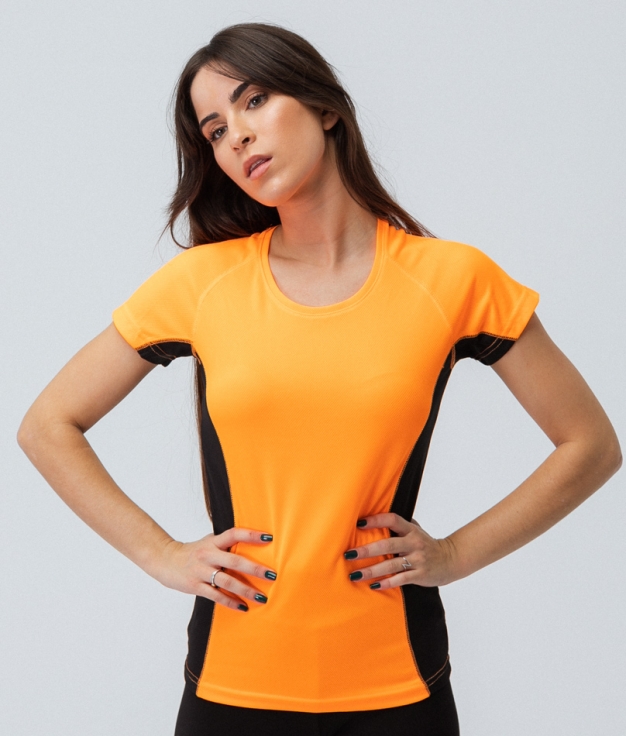 Camicia Sanga - Arancione Fluoro/Nero