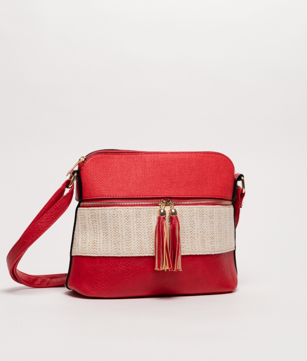 Nimbus shoulder bag - red
