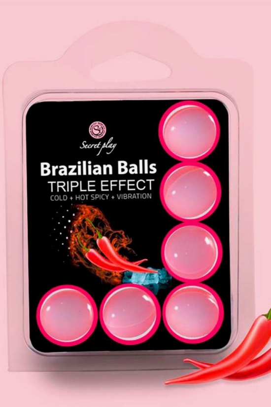 SET 6 BALLS TRIPLE EFECTO SECRET PLAY - BRAZILIAN