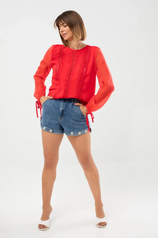 QUETER BLOUSE - RED