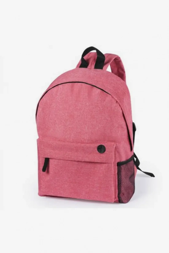 BASIC MULTIPURPOSE SCHOOL BACKPACK WITH HEADPHONE OUTPUT - PINK