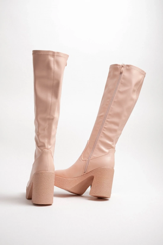 ELY HIGH BOOT - NUDE