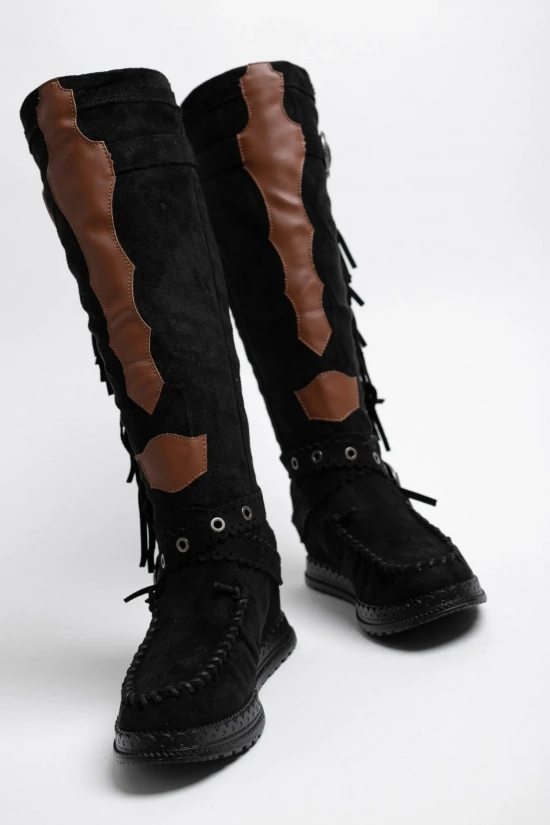 Knee-Length Boot Gaea - Black