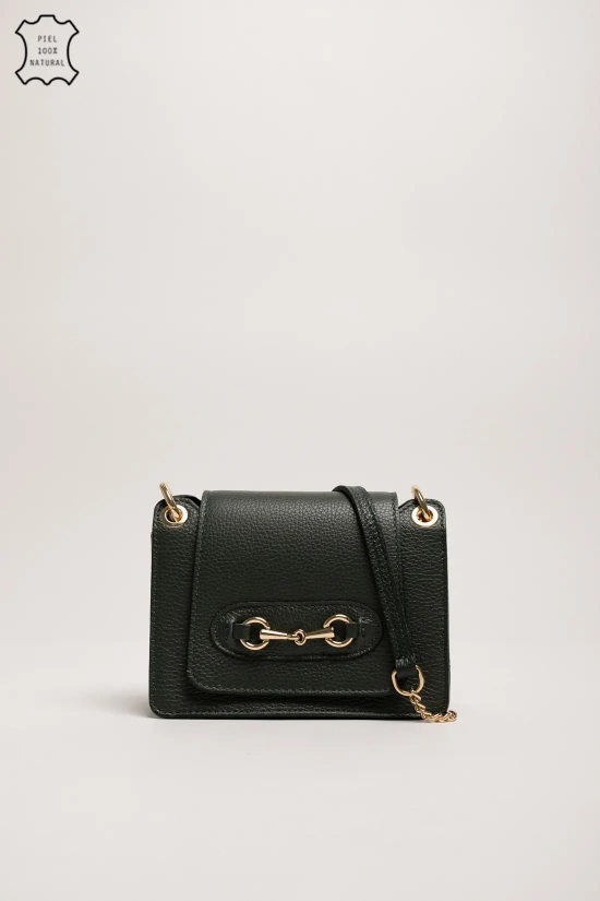 COLIMA LEATHER BAG - GREEN