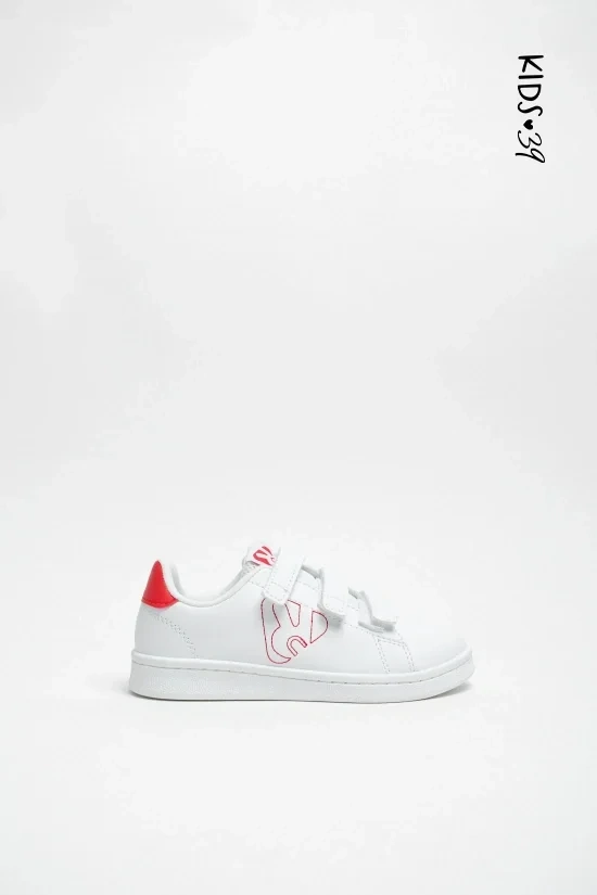SNEAKERS OWENS - BIANCO/ROSSO