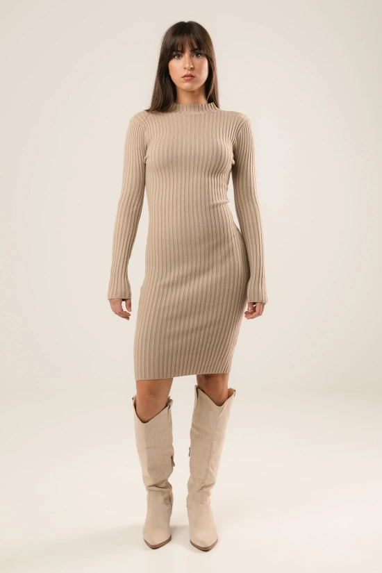 YUNCALE DRESS - TAUPE