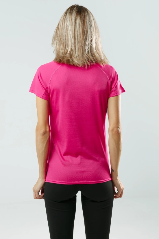 Camiseta Mita - Rosa Fluorina