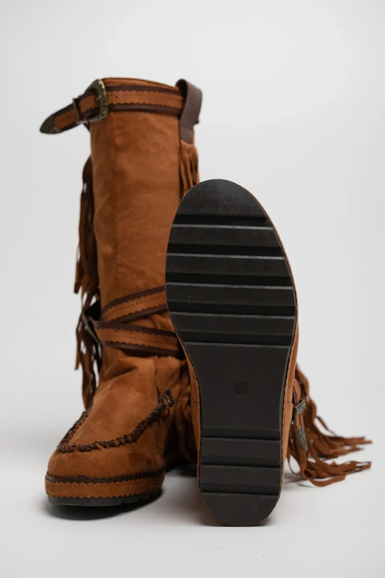 INDIANINI HONTE HIGH BOOT - CAMEL