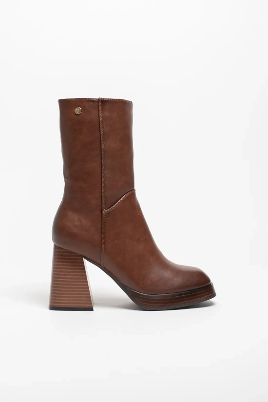 GIVEN HIGH BOOT - BROWN