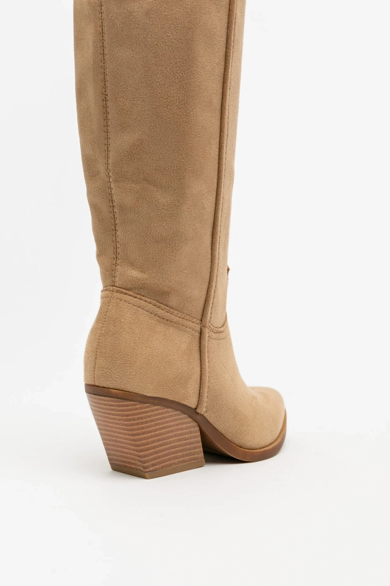 DENULY HIGH BOOT - CAMEL