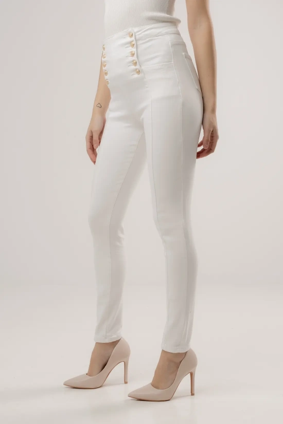 BUSTERI TROUSERS - WHITE