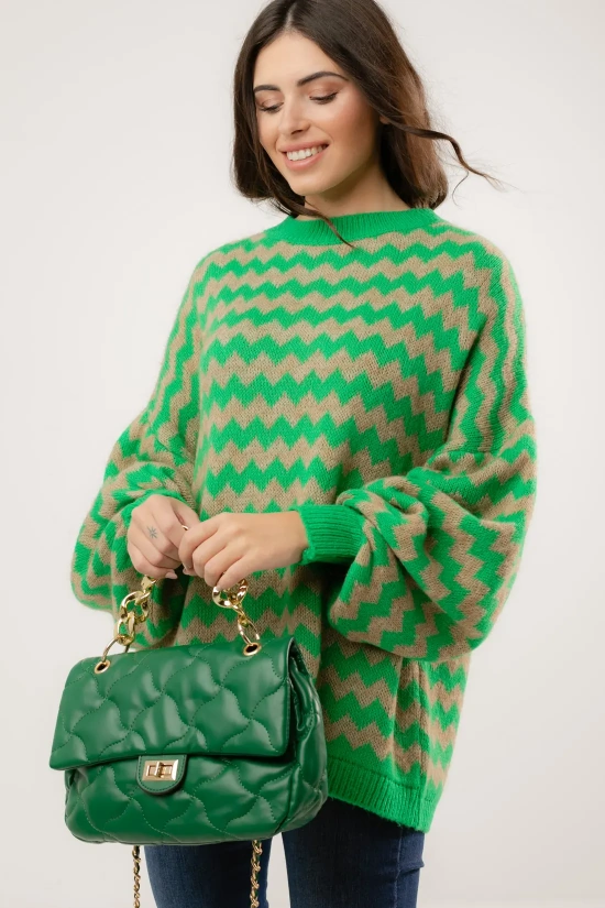 CRISTED JERSEY - GREEN