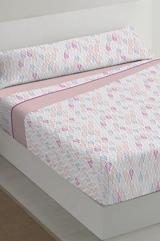 SHEETS PYRENEES BUCHAREST BY DONEGAL COLLECTIONS - CORAL