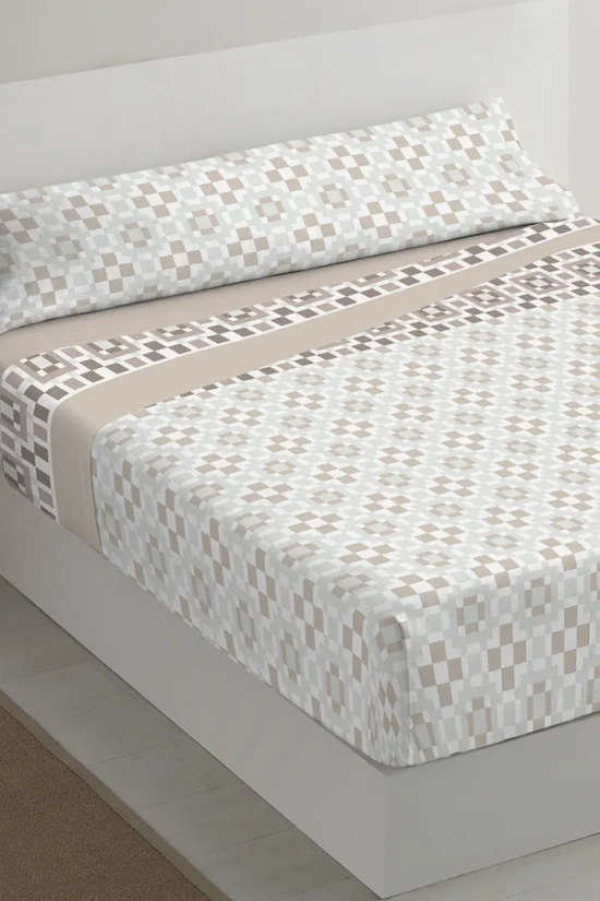 SHEETS PYRENEES HELSINKI BY DONEGAL COLLECTIONS - BEIGE
