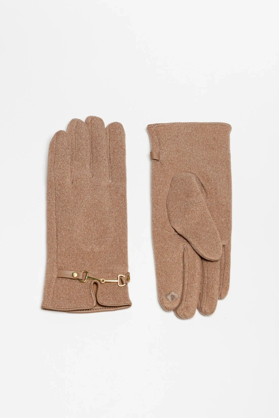 STRING GLOVES - TAUPE