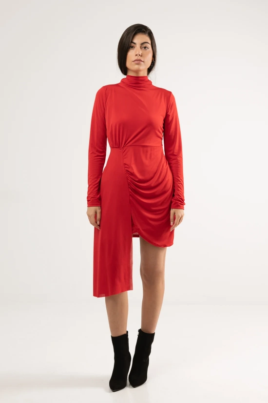 LASTER DRESS - RED
