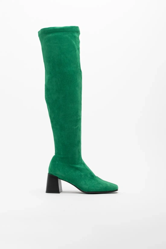 TALL DOLCHE BOOT - GREEN