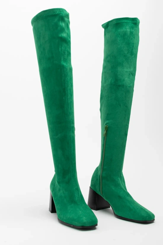 TALL DOLCHE BOOT - GREEN