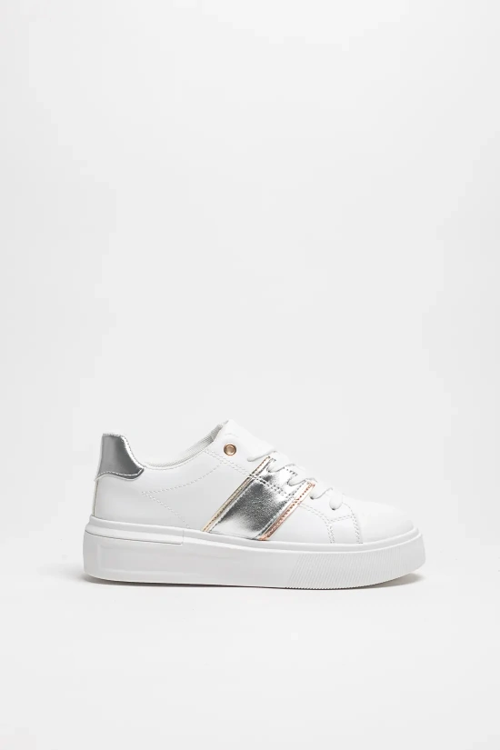 SNEAKERS CASUAL TINER - ARGENT