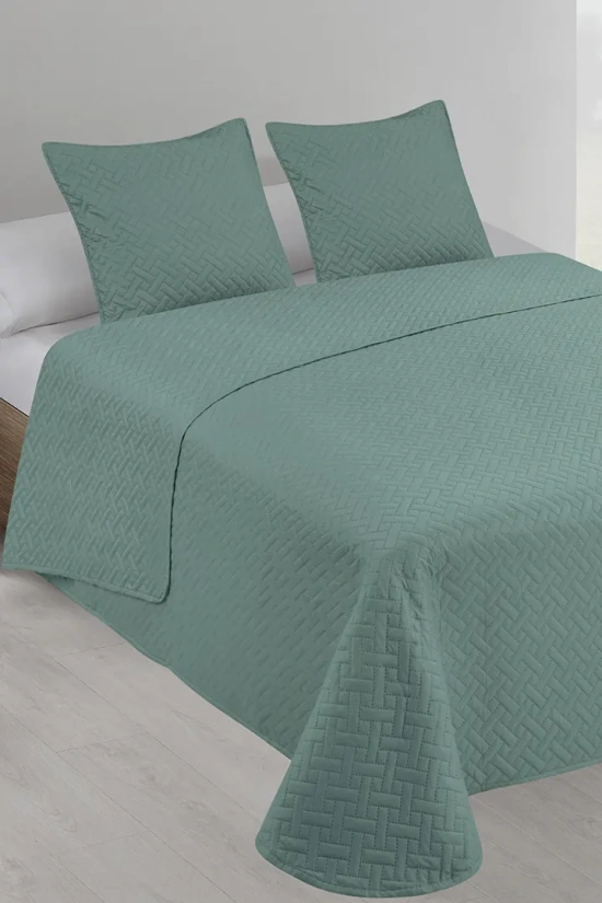 BELMONTE DONEGAL COLLECTIONS QUILT SET - GREEN
