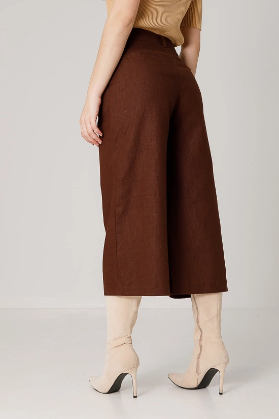 NERNA TROUSERS - BROWN