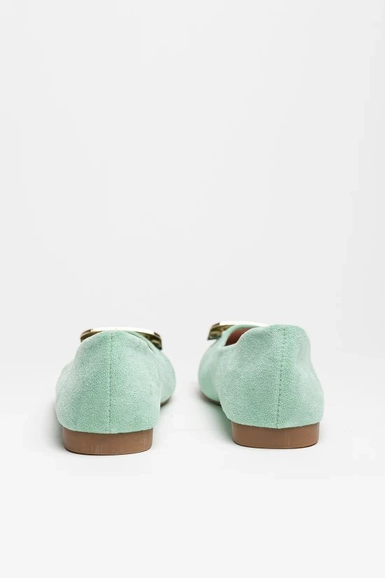 CHAUSSURES PLATES AMELY - VERT
