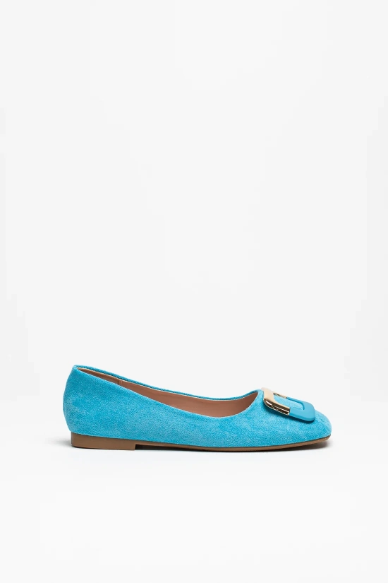 AMELY FLAT SHOES - BLUE