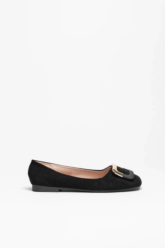 CHAUSSURES PLATES AMELY - NOIR
