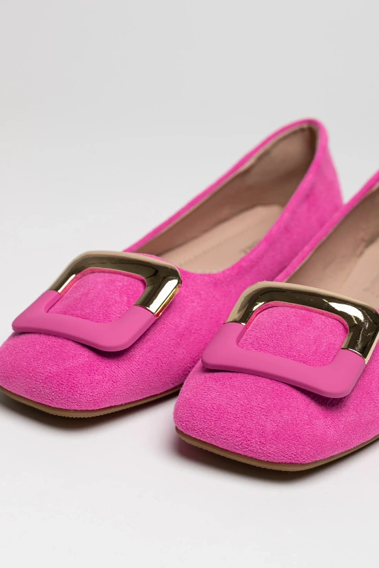 CHAUSSURES PLATES AMELY - FUCHSIA