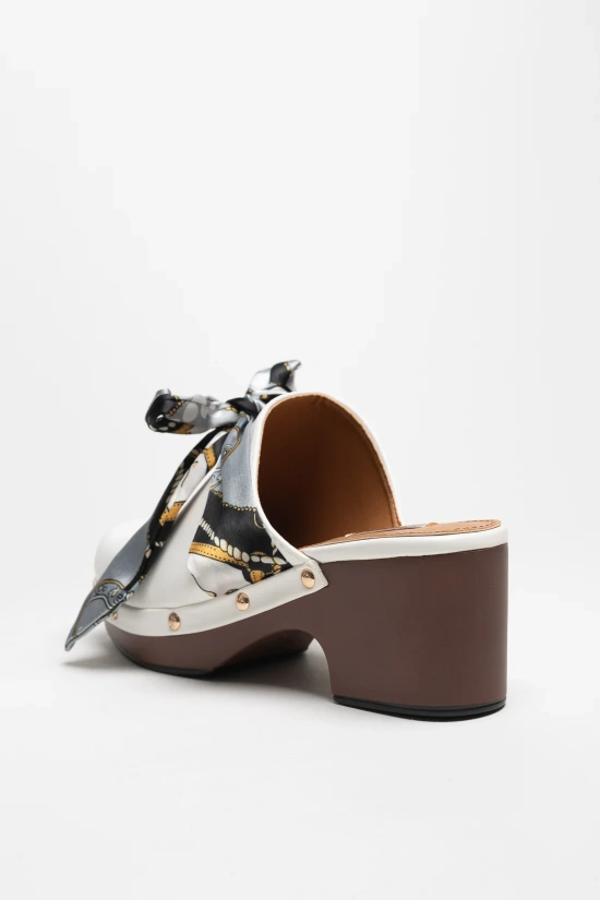 HEELED SHOES YULIEN - WHITE