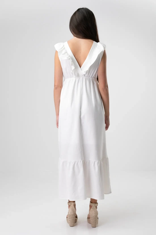 RONVEL DRESS - WHITE