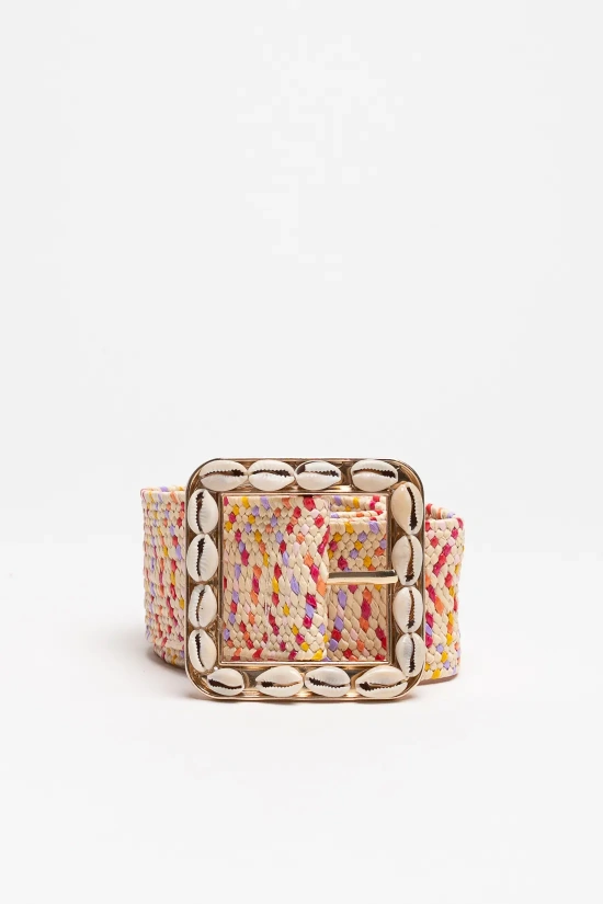 MOLANY BELT - MULTICOLOR BEIGE
