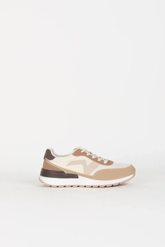 SNEAKERS CASUAL CROLTE - CAMEL