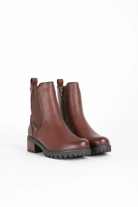 NUXA LOW BOOT - LEATHER