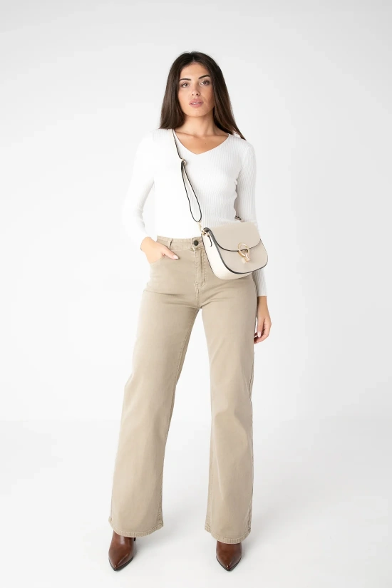 NALTA TROUSERS - TAUPE