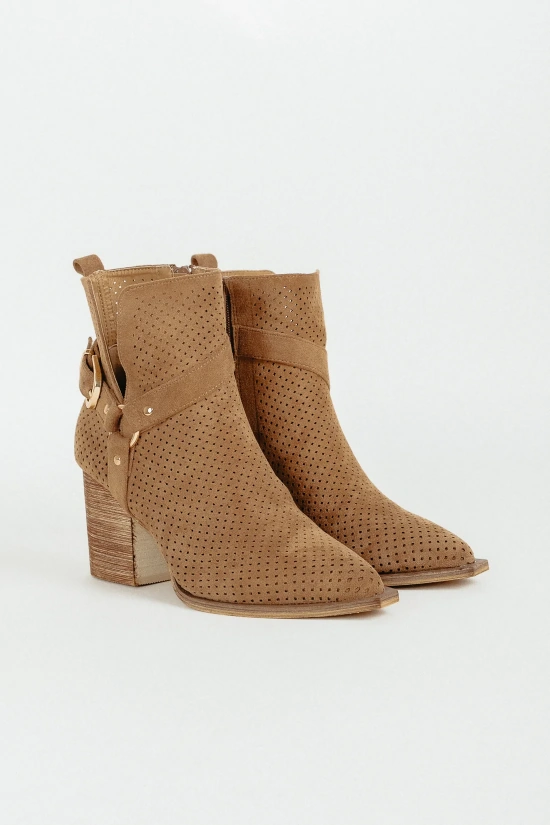 NIDER LOW BOOT - CAMEL
